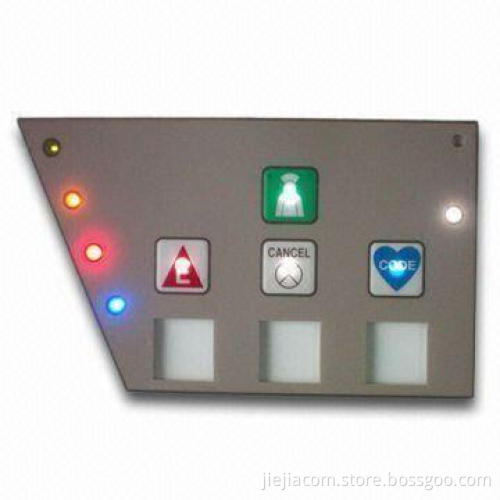 Membrane Switch in Red/Blue/Yellow LED, with Conductive Circuit and 2 to 24V Rated Voltage